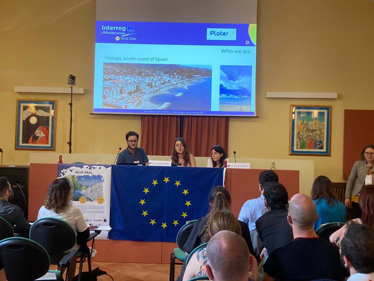 OTD_Claner's tweet photo. Y nuestro centro escolar @platerogreenschool presentado su obra de arte sobre la luz Del Mar
#BDFinalconference #Blueenergy https://t.co/zXUE67TQCr