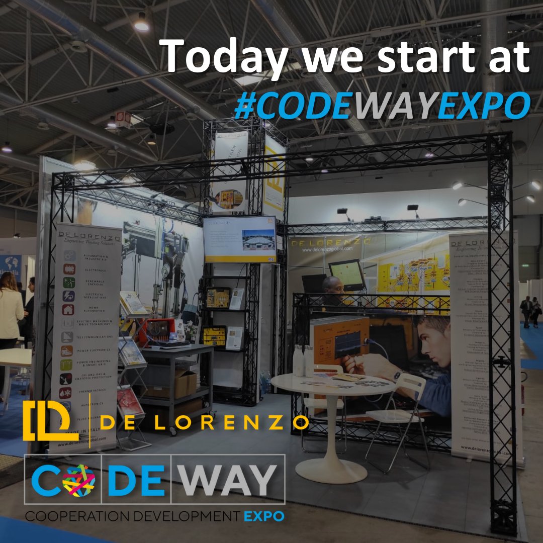 delorenzoglobal's tweet photo. Today we start at #CodeWayExpo
Together with @CodeWayExpo, we will contribute to the creation of a virtuous path towards sustainability and growth, drawing the new roadmap for sustainable companies in development cooperation.
Follow us at our stand through our stories! https://t.co/xE6qiiNGNx