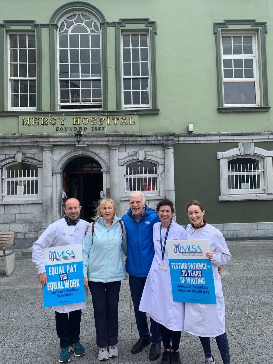 Medical scientists in Cork would like to thank the people of Cork for all their local support, encouragement and kind words in our industrial action today
