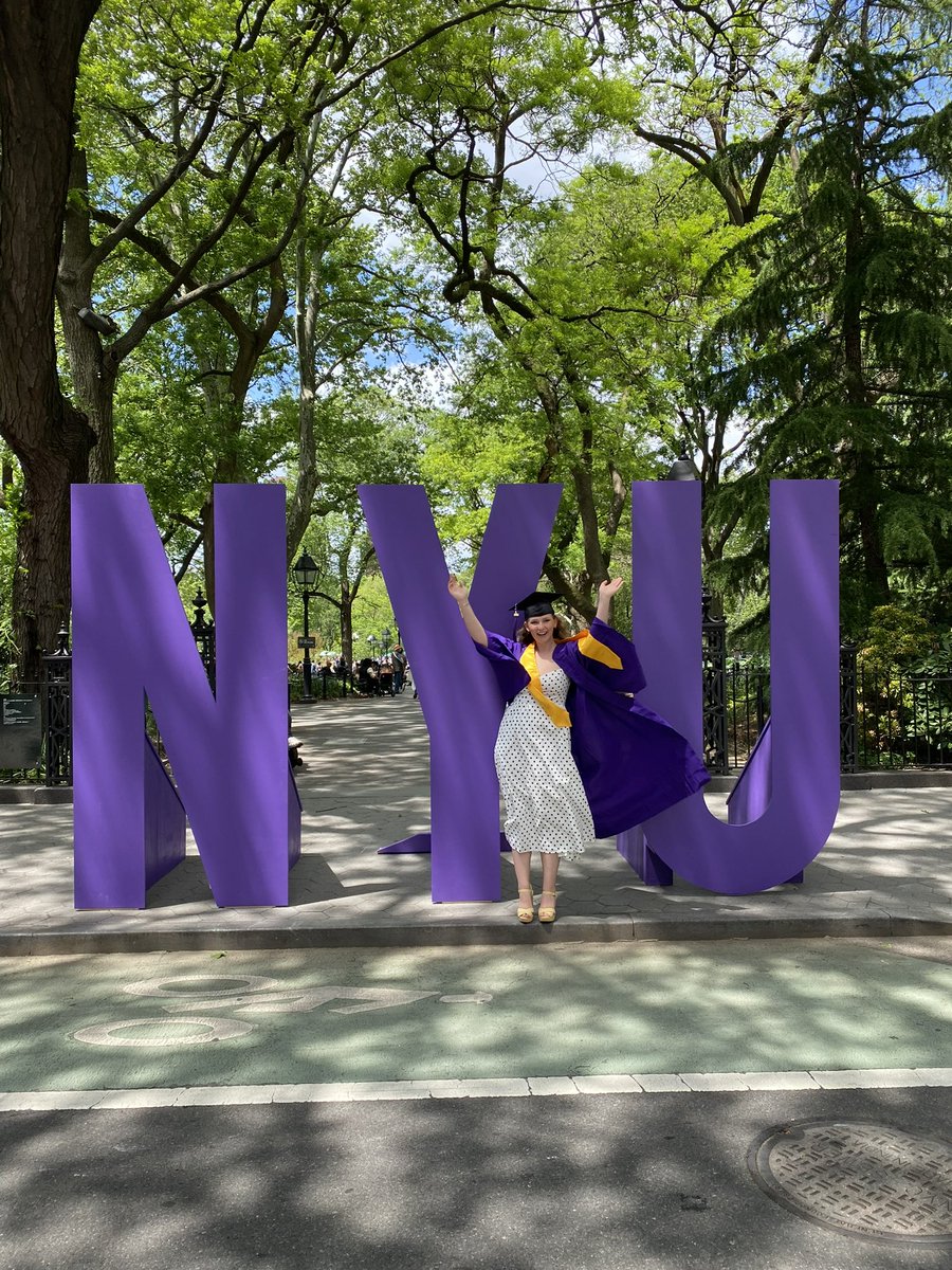 MerStead's tweet photo. Congrats to Sierra and all of the #NYU2022 grads. Feeling the energy at Yankee Stadium today and can’t wait to hear from #TaylorSwift up next. https://t.co/jzcDmKzWoG