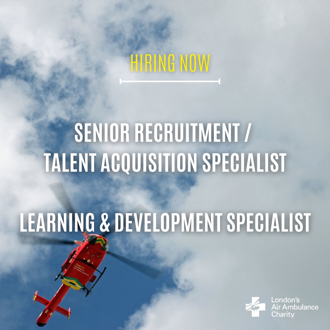 We're hiring! We have an two opportunities to join our team: 

- Senior Recruitment/Talent Acquisition Specialist
- Learning &amp; Development Specialist

If you are passionate about our cause, we would love to hear from you. 

Find out more: ow.ly/Q6aS50JbaxG