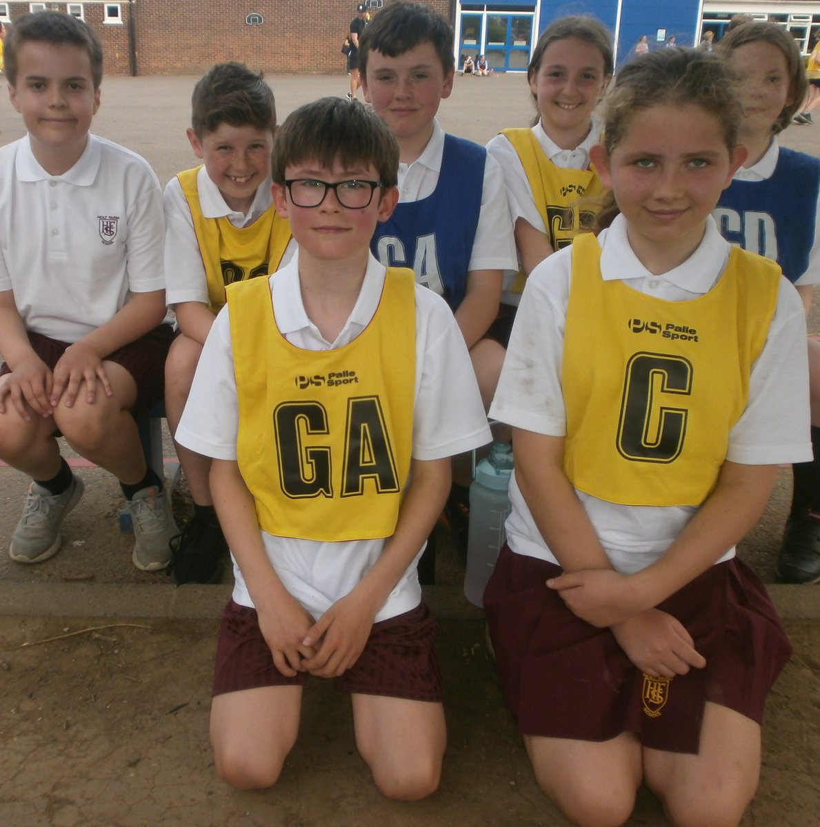 HoltFarmJunSch's tweet photo. Well done to the HFJS Year 5 and 6 netball team who played in a netball tournament at Great Wakering yesterday. HFJS came 3rd! A special mention to Sam and Charlie who were chosen as the HFJS players of the tournament. https://t.co/if3FjB8JFC