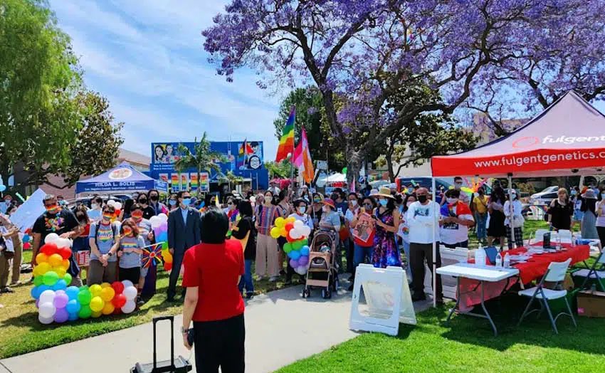 alhambrausd's tweet photo. Photos from @AlhambraATA
2021 Pride Parade + Festival when
@RepJudyChu spoke to the crowd.
2022 @AlhambraATA @CityofMPK Pride 🌈 Parade + Festival
Saturday, June 4th
Line up @MarkKeppelHigh 9:30am
Walk to #BarnesPark 9:50am
Festival 10am-Noon
350 S. McPherrin Ave. 91759 https://t.co/SC1VfARNID