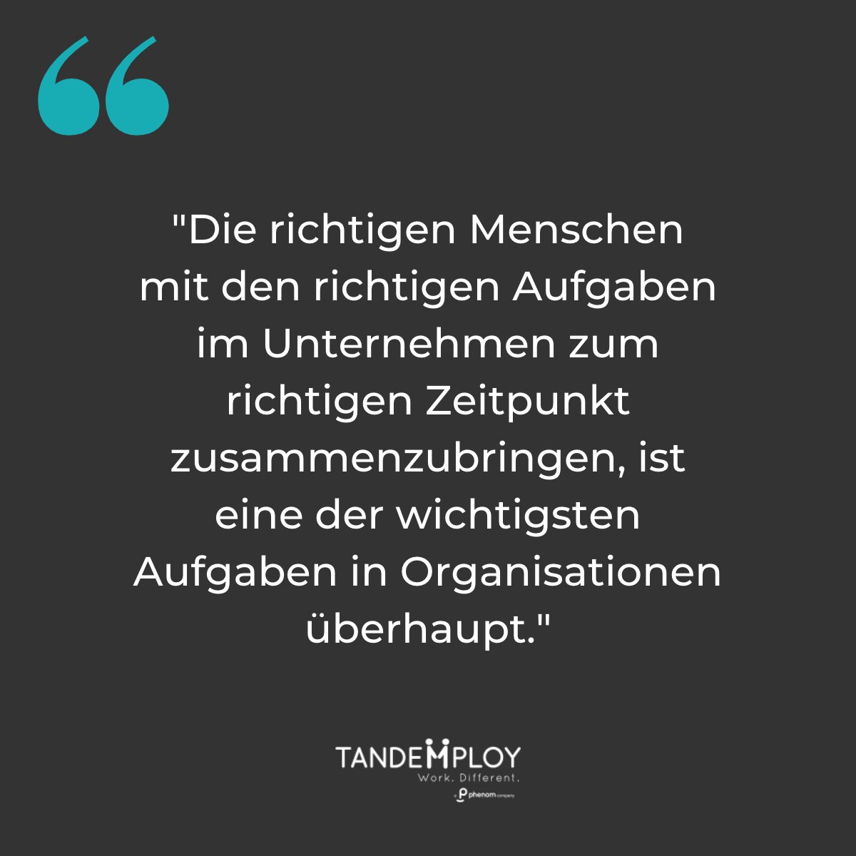 "Die richtigen Menschen mit den richtigen Aufgaben im Unternehmen zum richtigen Zeitpunkt zusammenzubringen, ist eine der wichtigsten Aufgaben in Organisationen überhaupt." - was denkt ihr? hubs.ly/Q01bBP3Q0 #employeeexperience #disrupthr