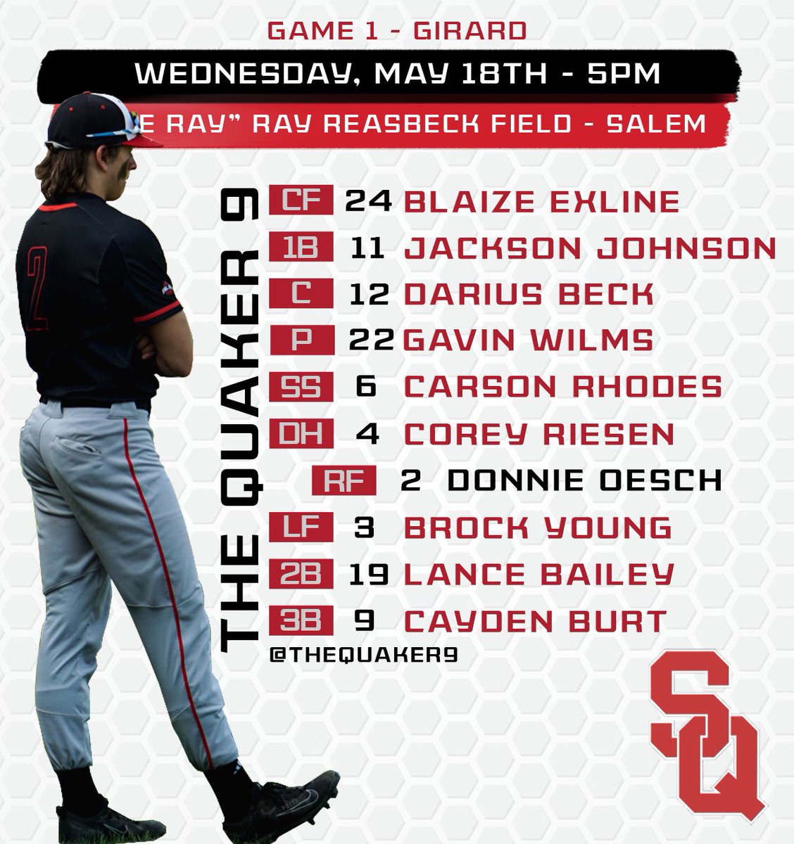 Salem Quakers Baseball tweet media