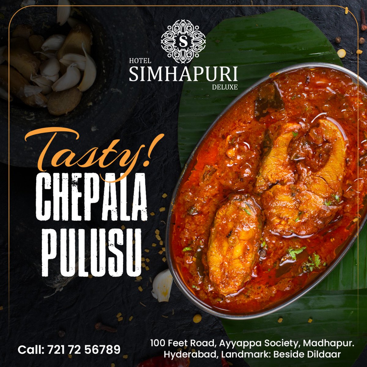 HotelSimhapuri's tweet photo. Love fish?...try #chepalapulusu @hotelsimhapurideluxe.

#OnlineDelivery #Delicious #dinner  #telugufood  #indianfood  #southindianfood #hyderabad #nellorecuisine #foodstagram #foodie #foodblogger https://t.co/FYUxGPjmCe