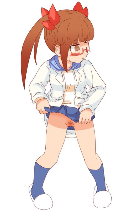 ノーパンたくしあげ袋晶葉。 