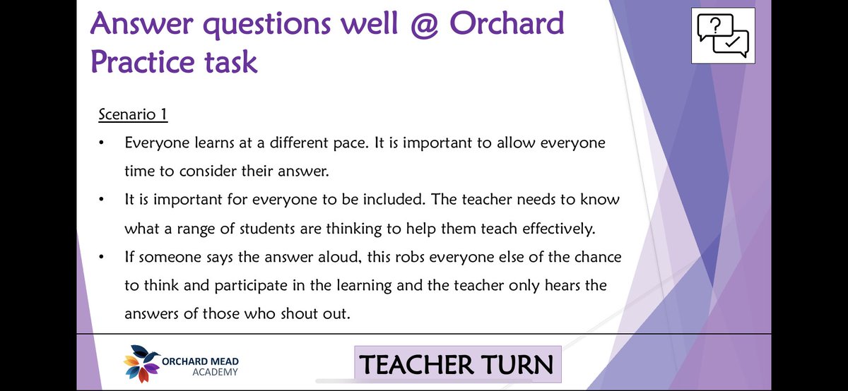OrchardMead_TL's tweet photo. Today @OrchardMead we are pushing our students to be even #FASTerLearners π
Last term, we saw their resilience grow as they answers questions in lessons more. So, now we are teaching them how to #AnswerQuestionsWell by focusing on the importance of taking turns+listening. π€«π https://t.co/royLaGMx37