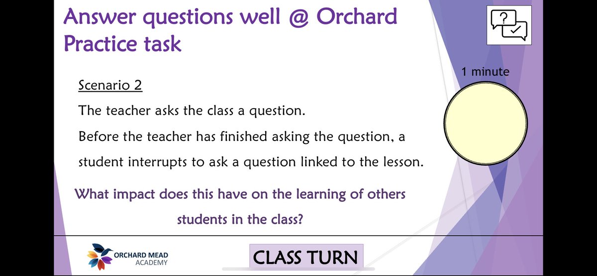 OrchardMead_TL's tweet photo. Today @OrchardMead we are pushing our students to be even #FASTerLearners π
Last term, we saw their resilience grow as they answers questions in lessons more. So, now we are teaching them how to #AnswerQuestionsWell by focusing on the importance of taking turns+listening. π€«π https://t.co/royLaGMx37