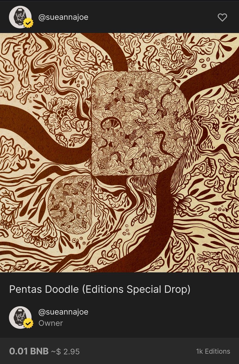 SueAnnaJoeArt's tweet photo. Anyone else dropping editions on @pentas_io feel free to shill your stuff here! https://t.co/v3zfugbEHW