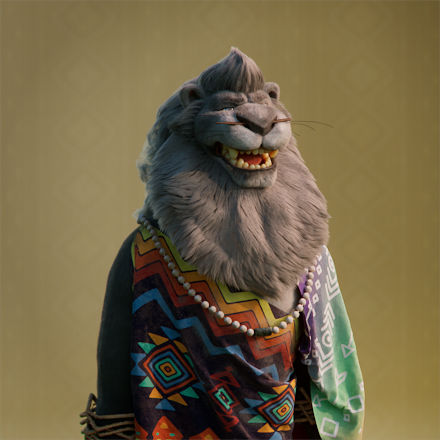KOAnft's tweet photo. We feel so inspired and honored by this colorful gray lion. He is the greatest!👑🔥 #NFTs #NFTdrops #SneakPeek #KOAnft https://t.co/eAWyI4ZjRB