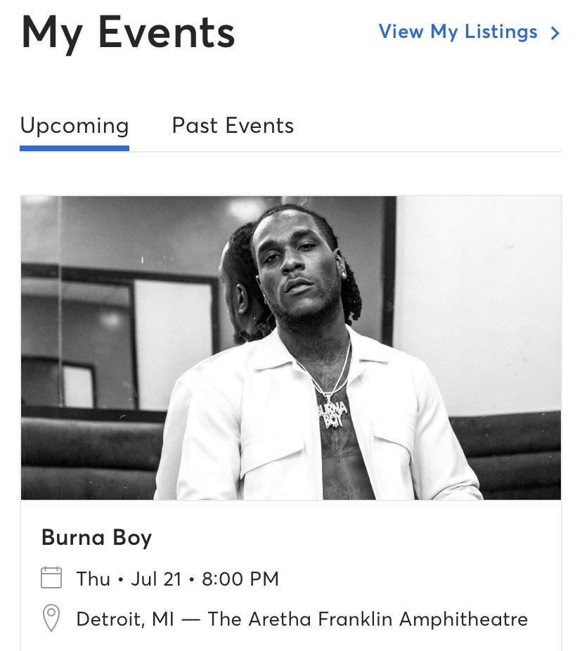RapsAndMuseums's tweet photo. I’ve been trying to see Burna Boy for *at least* the last three years. I shrieked so loudly when I got my tickets, my supervisor came over to ask if I was okay. #IMightCry https://t.co/vt1EqFAmtg