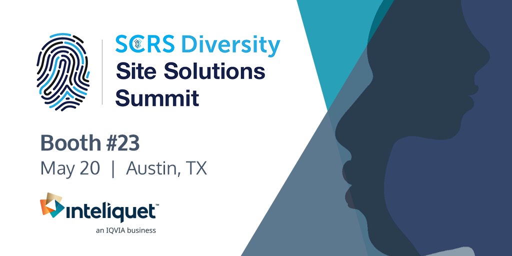 inteliquet, an IQVIA business (@inteliquet) on Twitter photo Join us for the <a href="/MySCRS/">Society for Clinical Research Sites (SCRS)</a> site-focused #diversity conference in the clinical trial industry, aiming to help sites recruit and retain more diverse patient populations. Join our discussion around equitability in #clinicaltrials: hubs.ly/Q01bBQbf0 Join us for the <a href="/MySCRS/">Society for Clinical Research Sites (SCRS)</a> site-focused #diversity conference in the clinical trial industry, aiming to help sites recruit and retain more diverse patient populations. Join our discussion around equitability in #clinicaltrials: hubs.ly/Q01bBQbf0