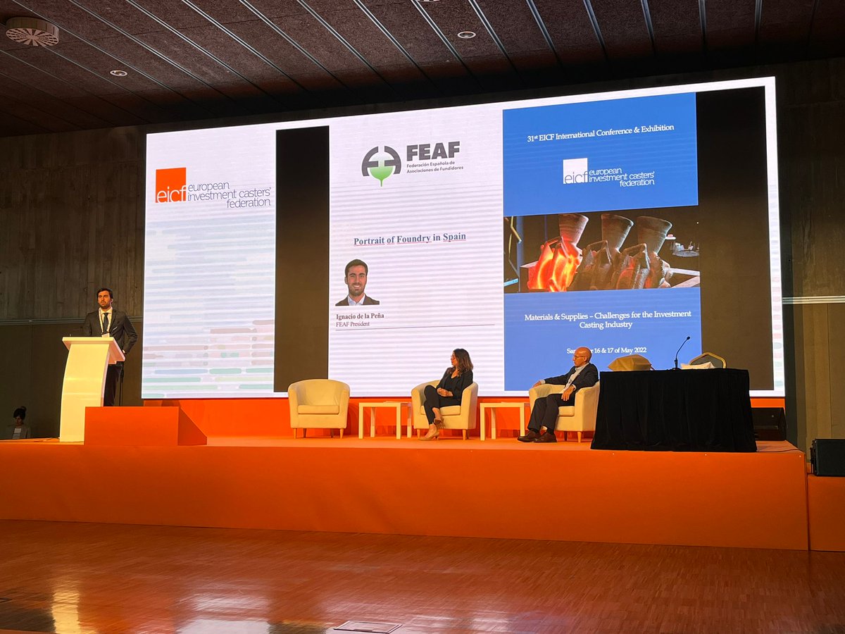 feaf_fundicion's tweet photo. @feaf_fundicion has collaborated in the organization of the 31st European Investment Casters'​ Federation International Conference that has taken place in Santander between the 15th and 18th of May, 2022. 
https://t.co/OVRl5ZUdUu https://t.co/nmX9BHgP5E