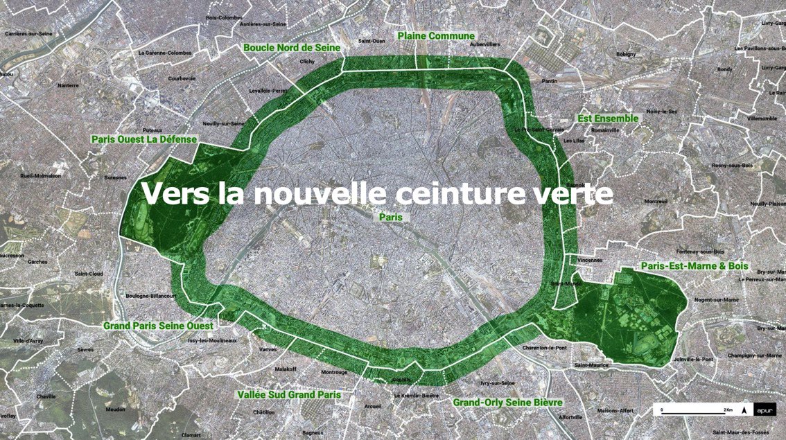 Paris's tweet photo. De la ceinture grise à la ceinture verte : le boulevard périphérique se transforme, de manière concertée et progressive 👉 https://t.co/gn6NthH4D5

Thread 👇 https://t.co/mrd1fd9p6j