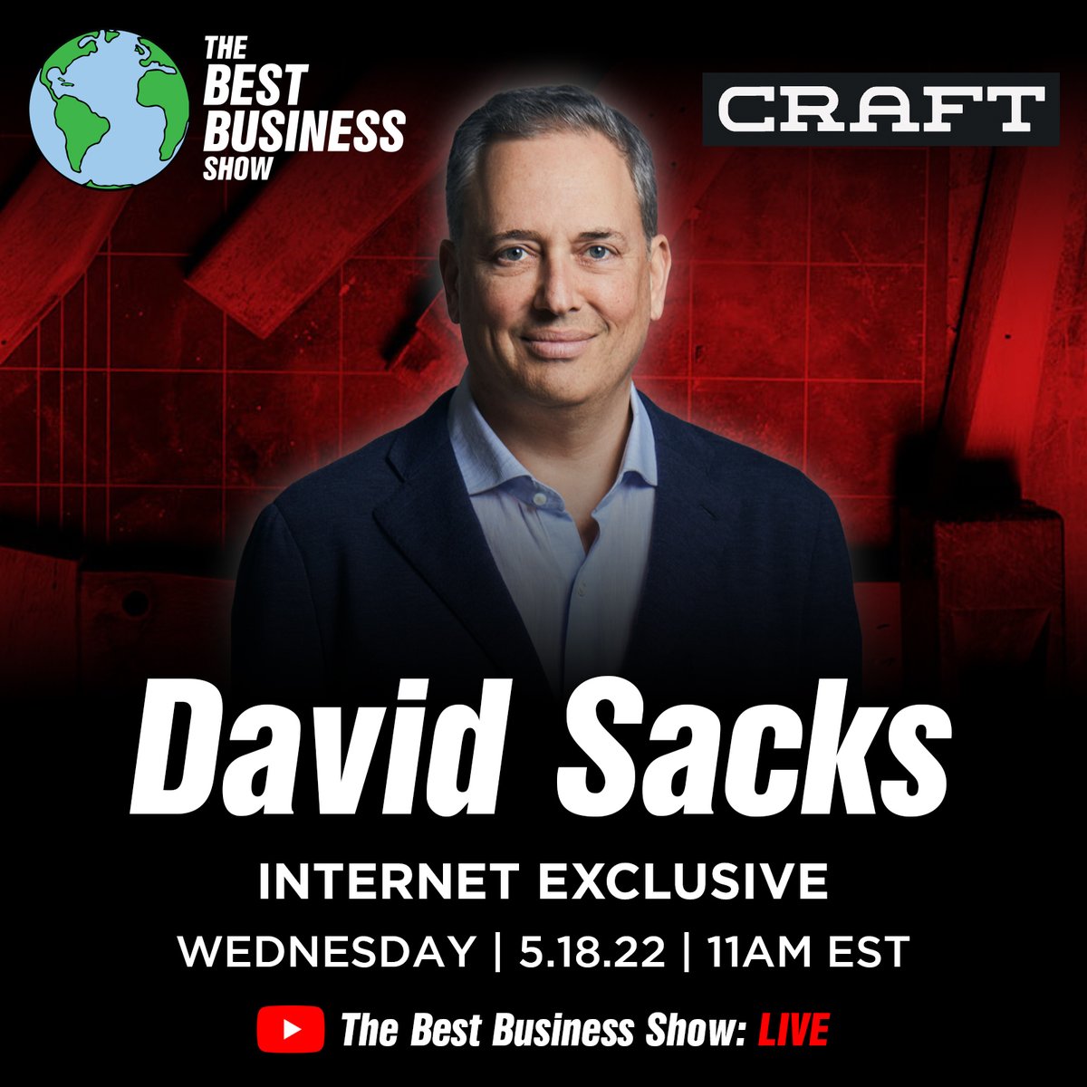 I am talking with @DavidSacks right now for 90 minutes about the state of the world. - Macro environment - Advice to founders - Free speech - Bitcoin - Investing lessons - Importance of tech industry WATCH: youtu.be/VuA6g92Biak
