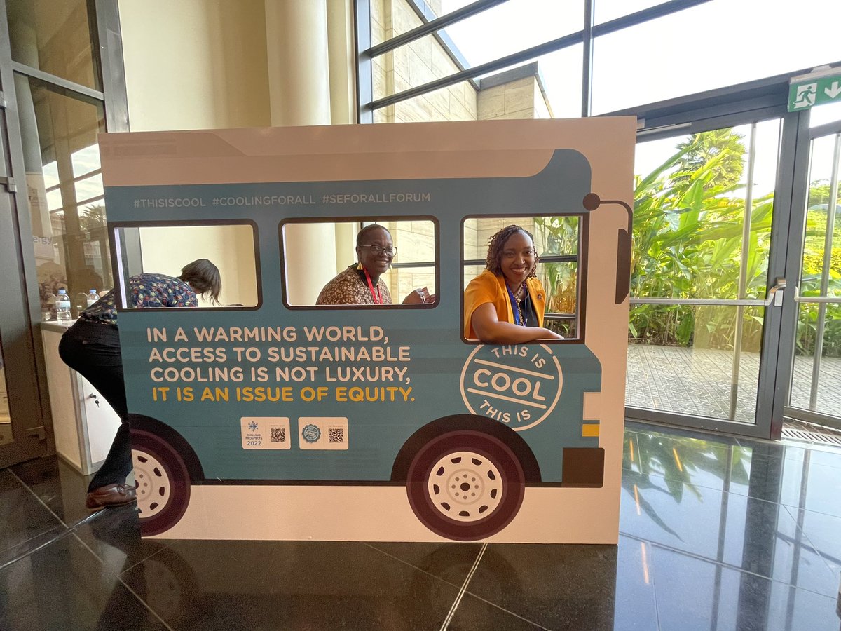 SEforALLorg's tweet image. Hop on a ride on our #ThisIsCool bus next our #CoolingforAll and #EnergyEfficiency Booth at Foyer C! (Don’t worry—it’s electric😎)

#SDG7 #EnergyAccess