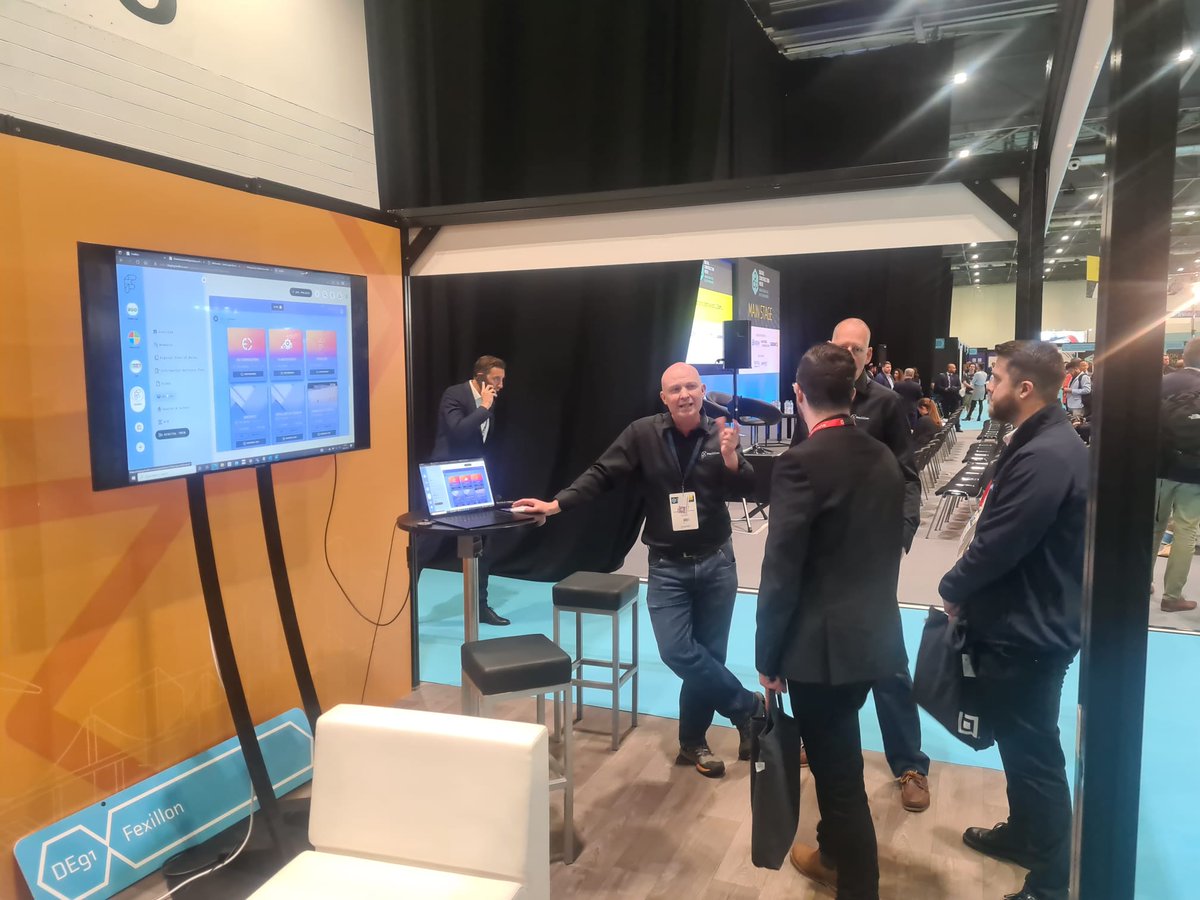 fexillon's tweet photo. Busy day on Fexillon stand at the @DigiConWeek Come along to chat about #DigitalTwin #SmartBuildings #BIM #MixedReality #SoftLandings #DigitalAssetLifecycle #BuildingInformationManagement #DigitalHandover #Sustainability and more! We are on stand DE91
#DCW2022 #YourBuildOnePlace https://t.co/f7t9zpIjux