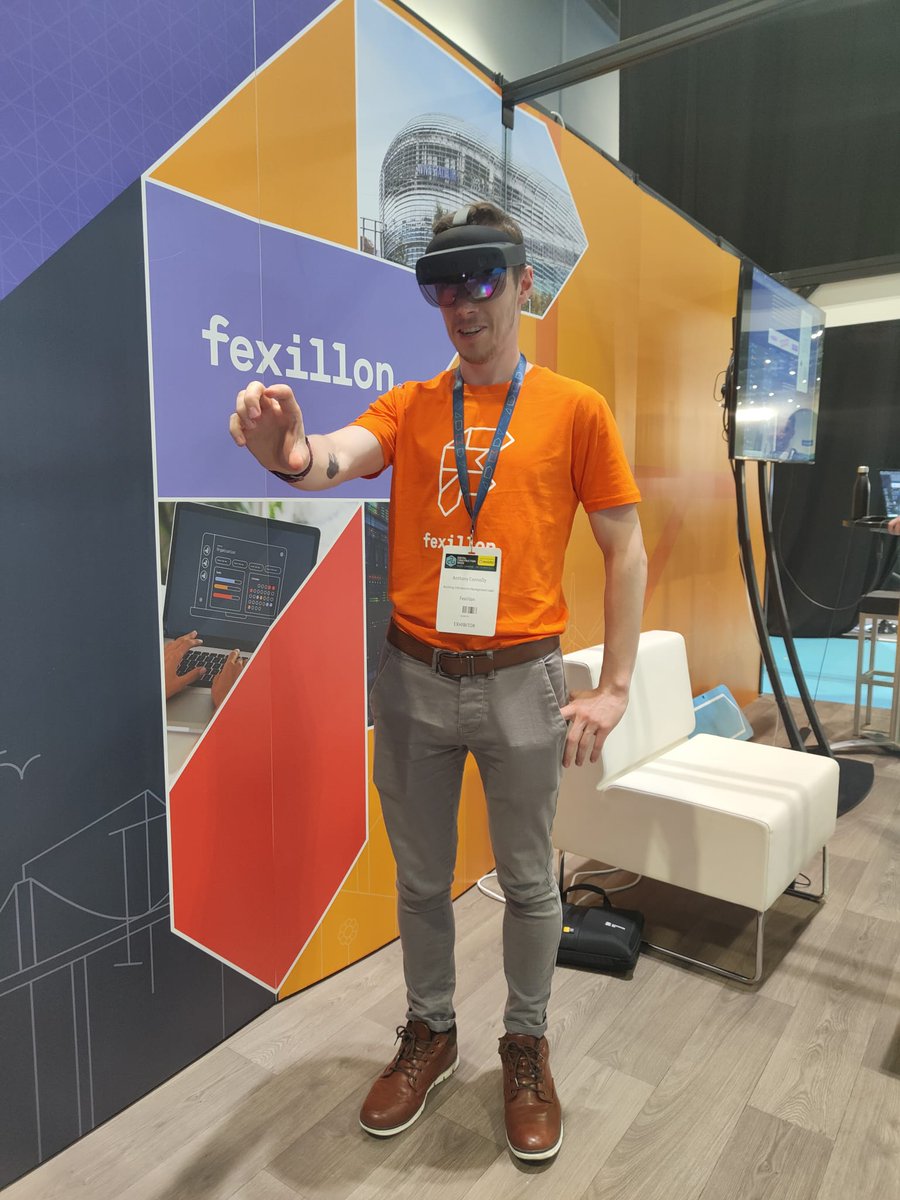 fexillon's tweet photo. Busy day on Fexillon stand at the @DigiConWeek Come along to chat about #DigitalTwin #SmartBuildings #BIM #MixedReality #SoftLandings #DigitalAssetLifecycle #BuildingInformationManagement #DigitalHandover #Sustainability and more! We are on stand DE91
#DCW2022 #YourBuildOnePlace https://t.co/f7t9zpIjux