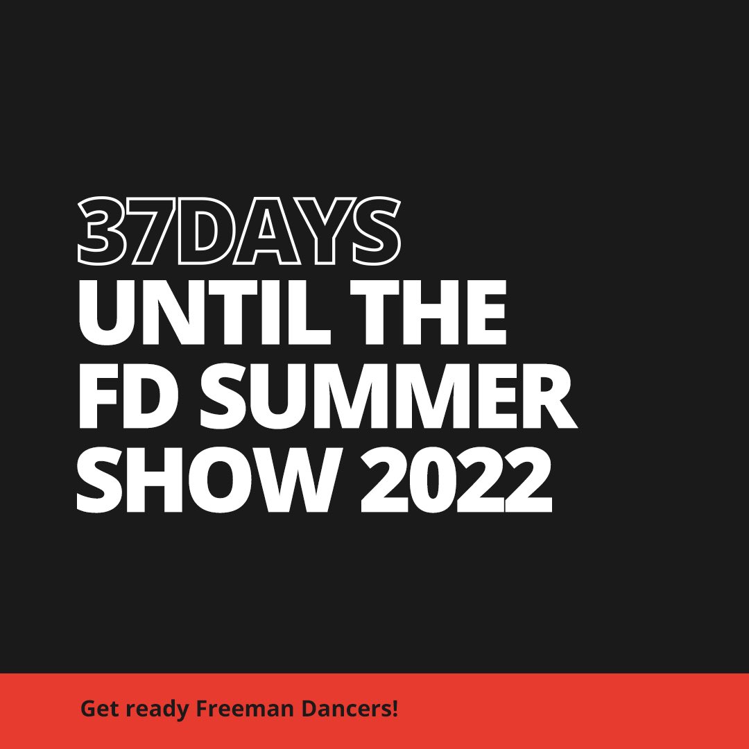 FreemanDance's tweet photo. This show is so special to us β¨π« Not only is it our first show since the pandemic, but it lands on FDβs 40th birthday! And what a show it is! π€© #FreemanDance #FDSummerShow https://t.co/22y2MaNmJy