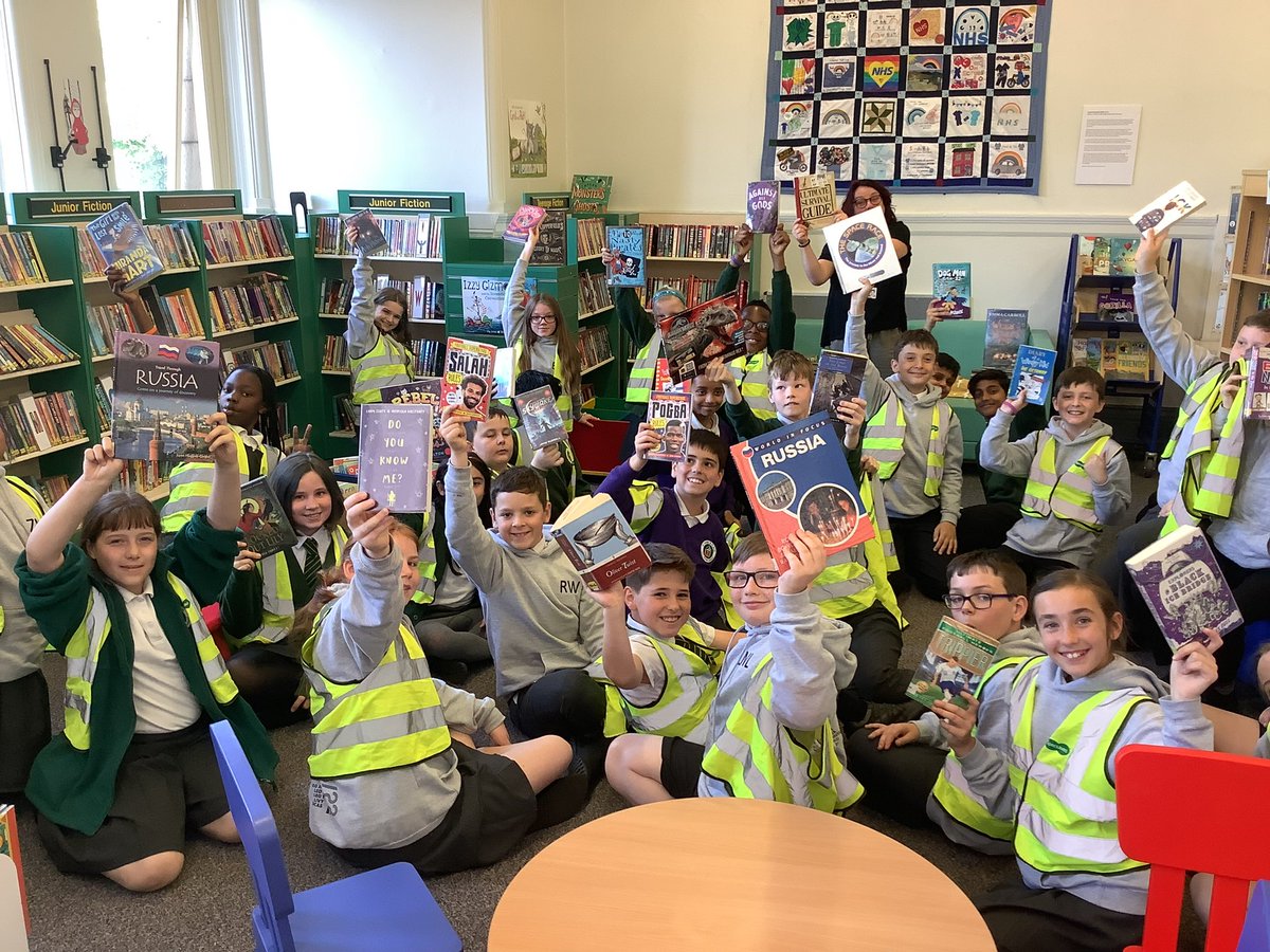 daly_mrs_'s tweet photo. We had a fantastic trip to @BuryLibraries this morning with #sjsbclass10 The children all left with a new book to enjoy and were absolutely spoilt for choice #sjsbreading @StJosephStBede #readingforpleasure #readingrocks https://t.co/C4CeH1Qcxt