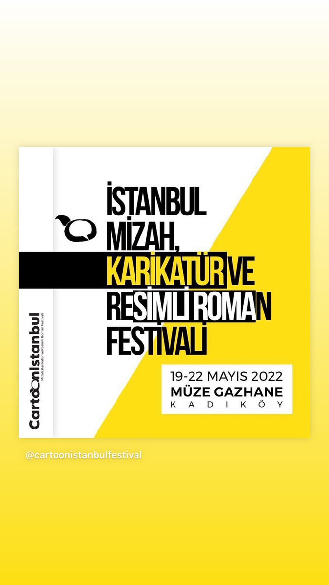 #Cartoonistanbulfestival