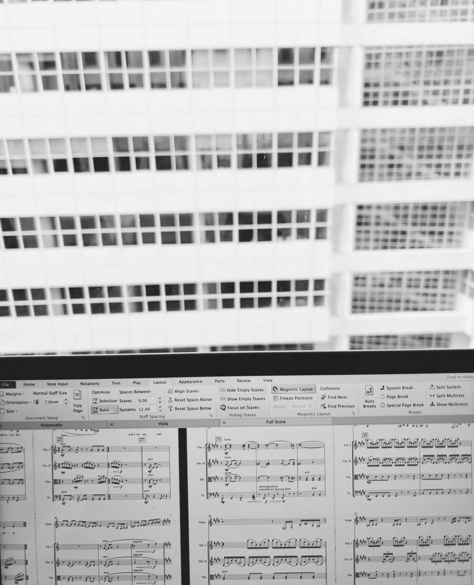 BrideCosmic's tweet image. Found myself in a musical-architectural dialogue 📀 And how are You?

#cosmicbride #soundarchitecture #sheetmusicart #workinprogress #musicinspiration