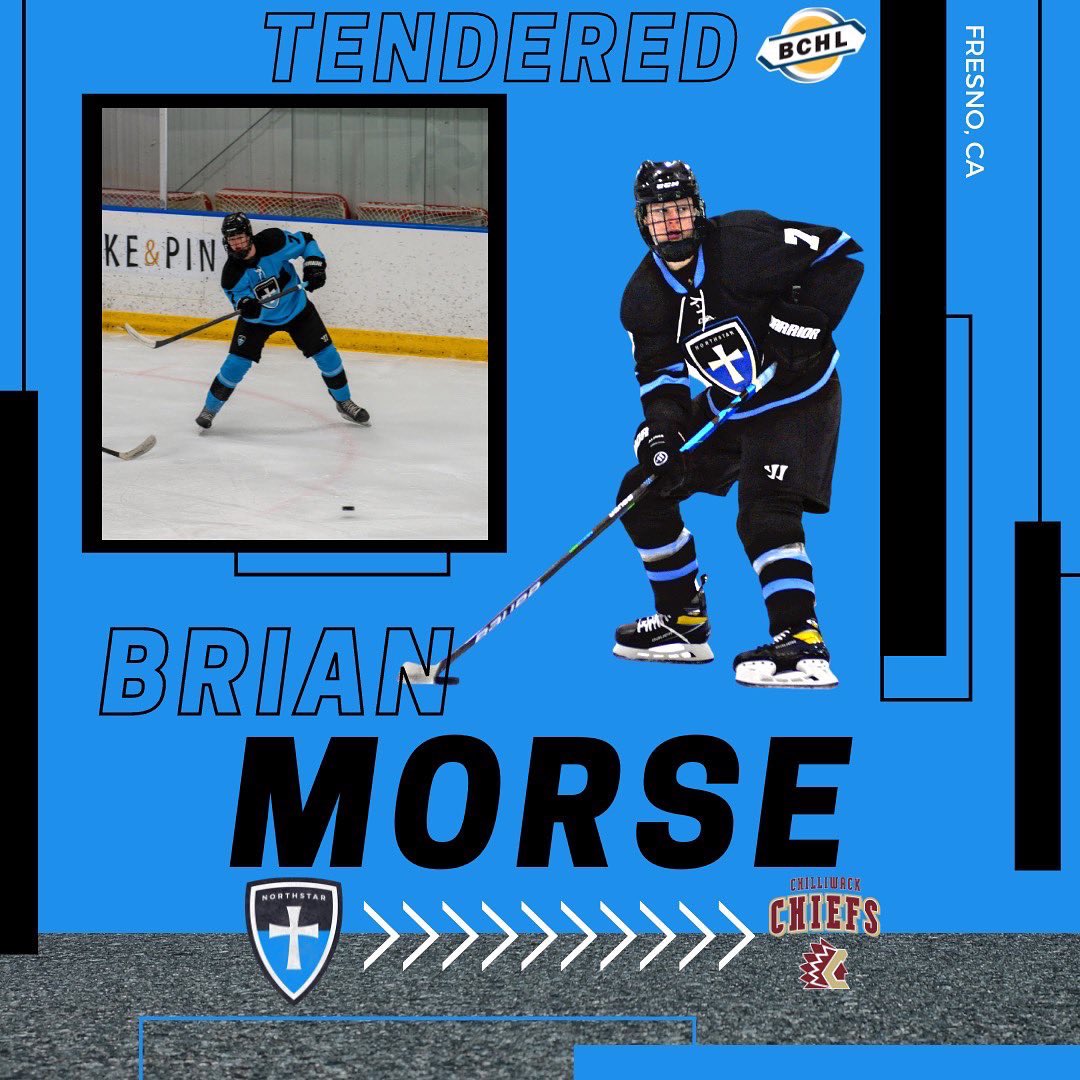 NCA_Knights's tweet photo. 🚨 Tender Alert🚨 

Knights Defenseman, @b_morse7, has tendered with the Chilliwack Chiefs in the @BCHockeyLeague 

Congrats Brian! https://t.co/Cke4caeTH1