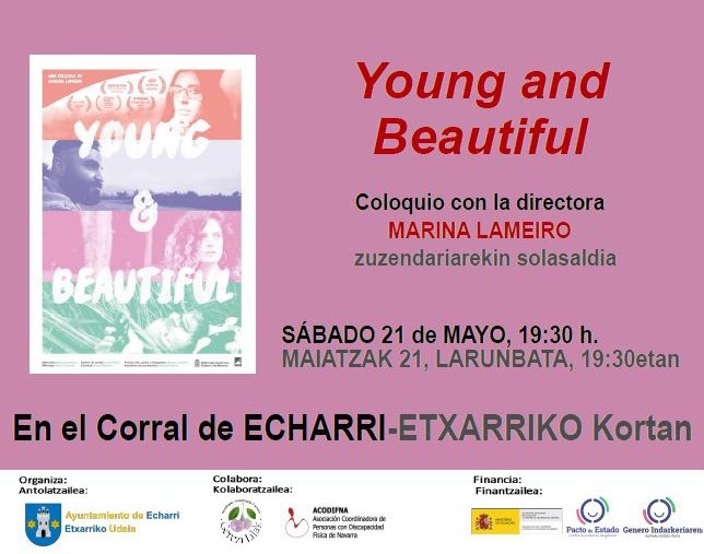 Kaixo! Larunbat honetan, 19.30etan Zineforuma dugu Etxarriko Kortan!! Oraingoan Young and Beautiful filma! Animatu eta etor zaitez!! 💜💪🏼

Kaixo! Este sábado, a las 19.30 tenemos Cinefórum en el Corral de ETXARRI! Esta vez la película Young and Beautiful! Anímate y acércate!!💜💪🏼