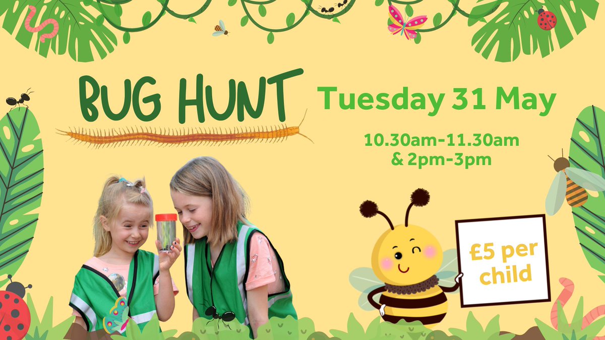 📣 There's just 1 week to go until our Creepy Crawl Bug Hunt this half term! Come along for a walk inspired by art and nature from <a href="/MuseumOfGlos/">Museum of Gloucester</a> to <a href="/GlosBlackfriars/">Blackfriars Priory</a>!🔎🐛🐞

📆 Tue 31 May, 10.30-11.30am &amp; 2pm-3pm 🎟️ £5 per child
👉 museumofgloucester.co.uk/events/creepy-…