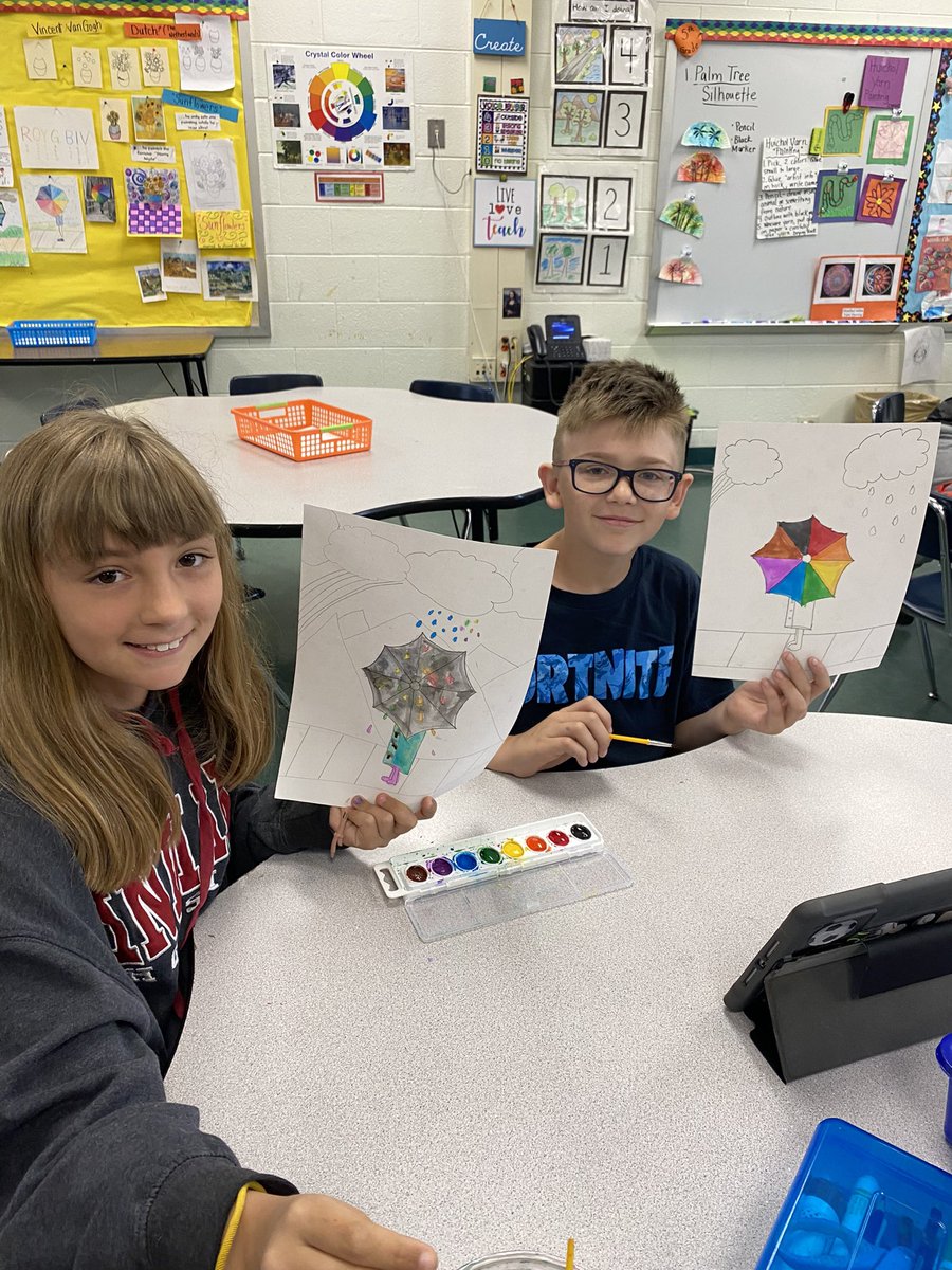 Sharon Grasman (@grasmangrasman) on Twitter photo Perfect project for a rainy day #roygbivumbrellas <a href="/hpointschool/">High Point School</a> @MissTerrazas_ #osd135 Perfect project for a rainy day #roygbivumbrellas <a href="/hpointschool/">High Point School</a> @MissTerrazas_ #osd135