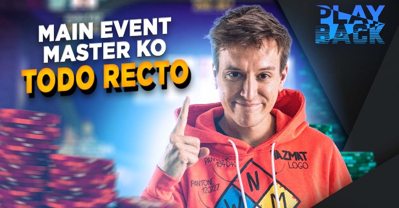 Winamax's tweet photo. ▶️ Il est allé chercher le #MainEventMasterKO dans un fauteuil : @PoncePax vous commente sa finale depuis le sien dans #Playback.