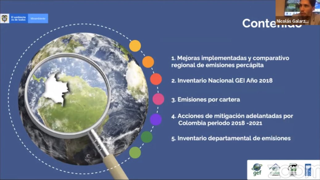fundacionnatura's tweet photo. @Nicogalarza, Viceministro de Ordenamiento Ambiental del Territorio de @MinAmbienteCo, habla de los resultados del #BUR3, que incluyen mayor disponibilidad de datos, actualización de Potenciales de Calentamiento Global (PCG) por #GEI y la 1a medición de emisiones #CarbonoNegro. https://t.co/f6QsacC6Uj