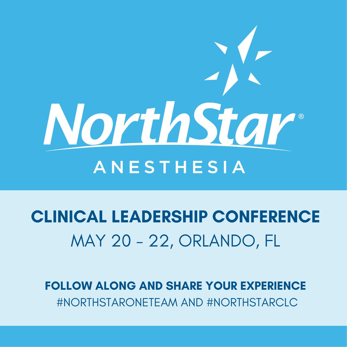 We're in the home stretch! Can't wait to see everyone in just two days! #NorthStarOneTeam #NorthStarCLC
