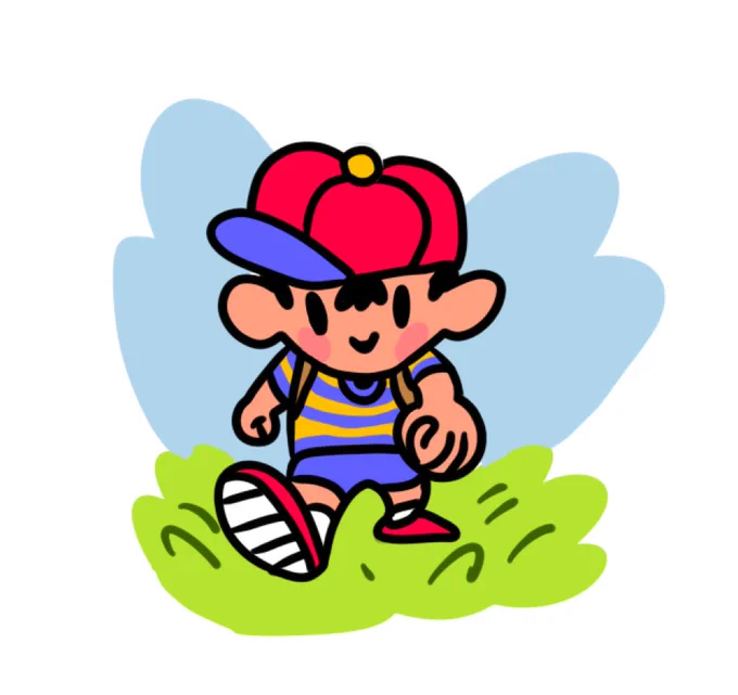 desenhei o earthbound 