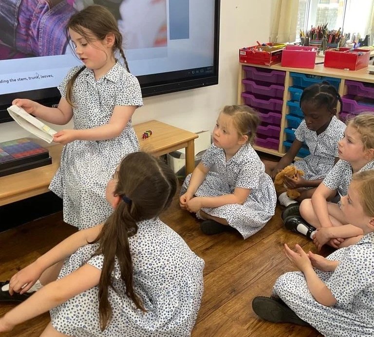 Tormead_JS's tweet photo. A delightful 'Beacon' talk by Clara, who wrote a little book called 'The Happy Hen', complete with fantastic illustrations. The #BeaconProgramme encourages girls to complete self-directed learning through researching & presenting on a topic that interests them. Well done! ππ https://t.co/atFHiZi1a4