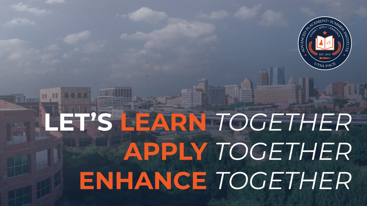 UTSA AP Summer Institute tweet media