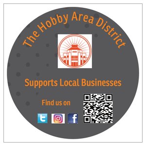 Hobby Area District businesses: Do you have your #HobbyAreaDistrict decal? E-mail us at info@hadistrict.org to get yours today! We support local businesses likes yours! 

#supportlocal #HobbyAreaDistrict
