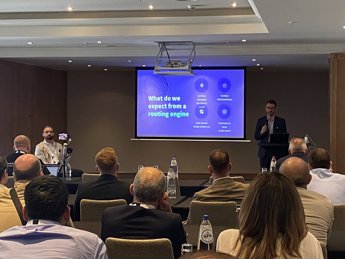 NetaxisSol's tweet image. Wayne Mills-Kidals, CTO at Fuse 2 Communications, and Federico Legge, Product Manager at Netaxis Solutions, lead the panel discussion on "Modern state-of-the-art routing engine".
#BEINSPIRED2022 #unifiedcommunications #routingengine