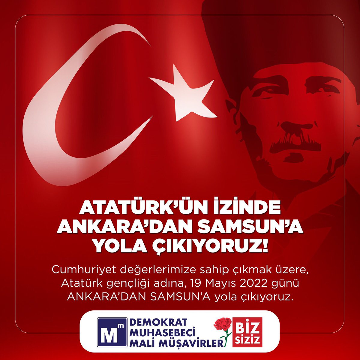 Samsuna gidiyoruz. #BizSiziz #19Mayıs #19Mayis1919