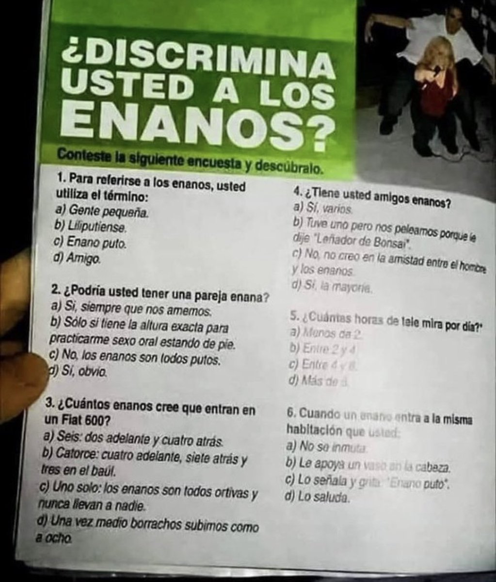 que raras están las preguntas que me mandó el censista