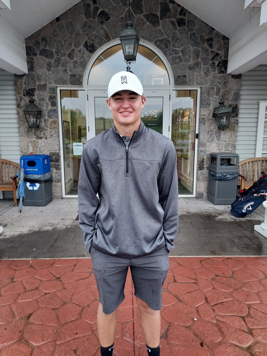 WeAreGananda's tweet photo. Congratulations to our Senior Carter Lathrop! Carter was selected as the Wayne County Golfer of the Year and he also won the Wayne County Golf Tournament this past weekend. #GanandaProud https://t.co/MsXW8VCTPc