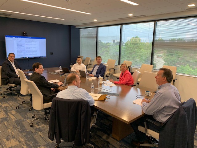 GrovePointFin's tweet photo. The Grove Point Financial Executive Team recently welcomed the @BNYMellon | Pershing team to our Maryland office. Thank you for your continued partnership as we cultivate excellence together for our Financial Professionals. https://t.co/U1jrGGTRiG