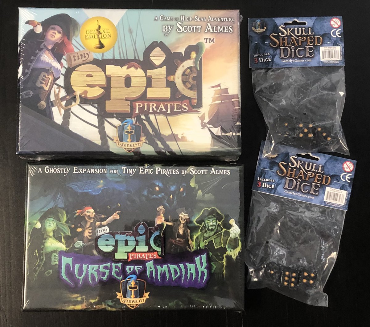 Another_Haydn's tweet photo. Woooooo, delivery day! We played my friend’s copy of #TinyEpicPirates a few weeks back and I loved it… so of course I had to get myself a copy 🤣 #boardgames https://t.co/5UsgvDV4I0