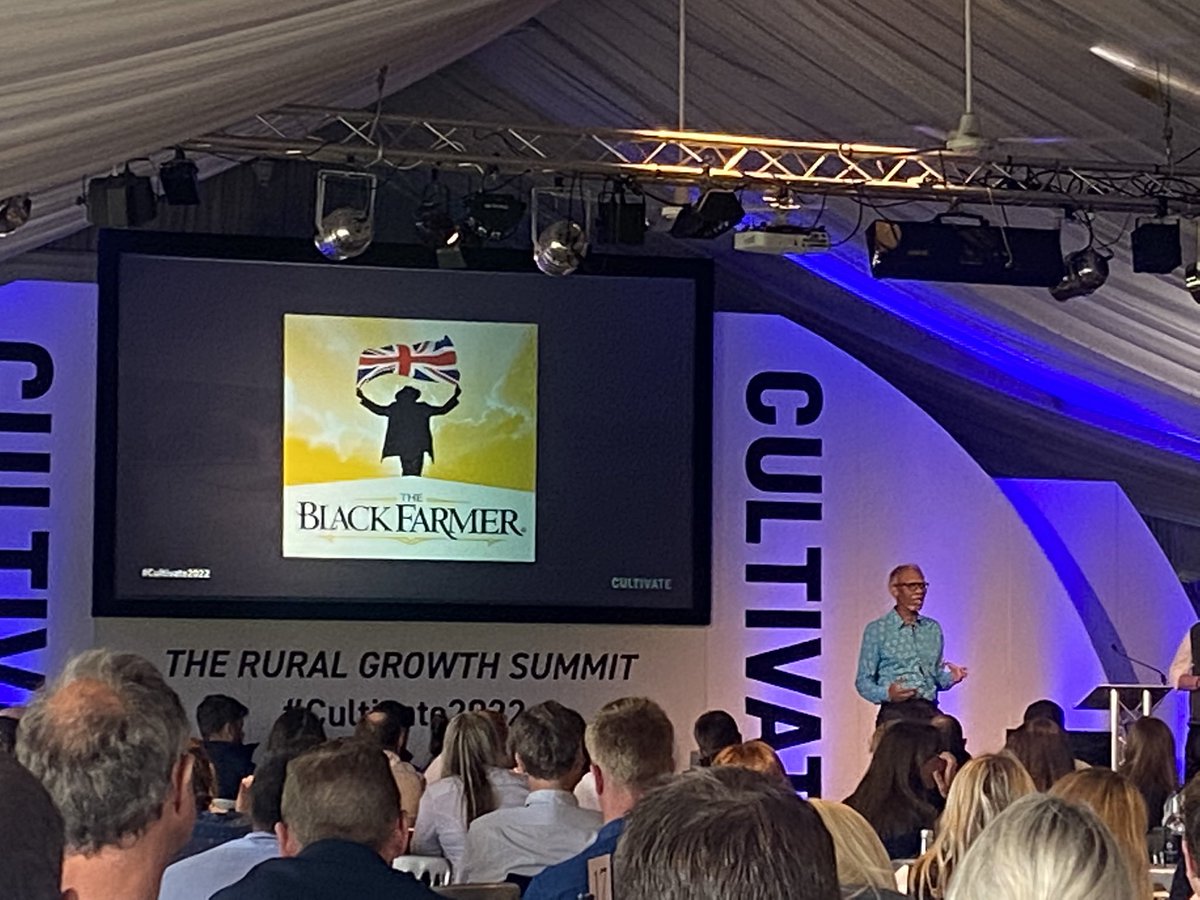 Brilliant talk this afternoon by Wilfred Emmanuel-Jones! Interesting to hear how the farming industry needs to look at how the catering industry transformed themselves… make farming sexy! We need to reach out as an industry and celebrate farming #Cultivate2022 @theblackfarmer