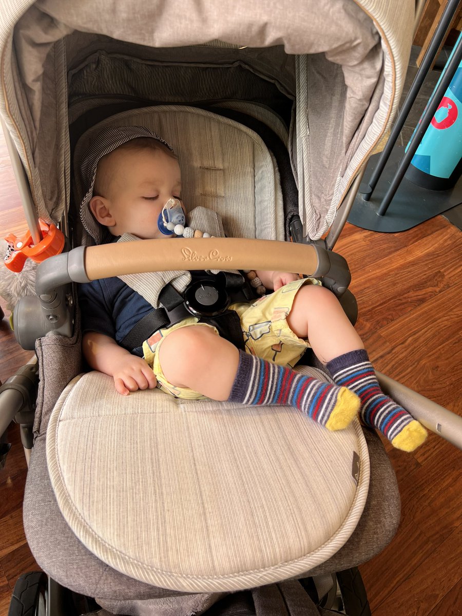 salbaker86's tweet photo. A daddy lunch date is just all too much for this little sausage. @InviseLimited @james7baker https://t.co/3vAab7yfF3