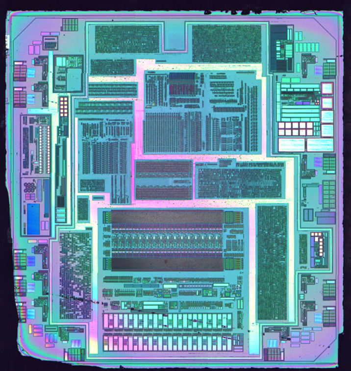 Texplained_RE's tweet image. #TexplainedTT 
Poly and contact layer of our polished sample. 
#ICReverseEngineering #MSP430
