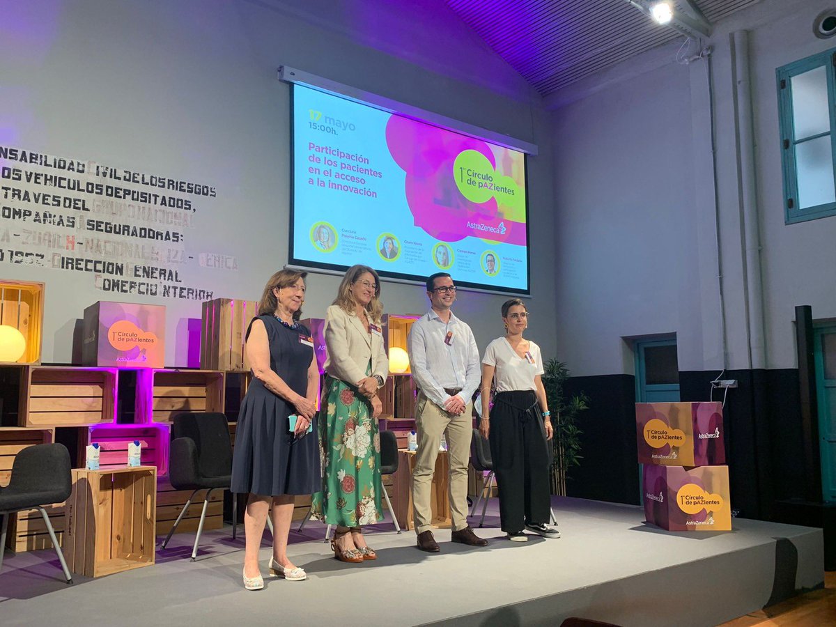 Marta Moreno Mínguez (@martamoreno72) on Twitter photo Una de las líneas a tratar en este foro de #pAZientes ha sido la toma de decisiones por parte de las organizaciones de pacientes para el acceso a la innovación. Han dado su opinión Charo Hierro( <a href="/asociacionASACO/">Asociación ASACO</a>) Carmen Porras, (<a href="/FNALCER/">Fed. Nac. ALCER oficial</a>), <a href="/r_salnav/">Roberto Saldaña</a> (<a href="/EUPATI_Esp/">EUPATI España</a>) y <a href="/pcdurandez/">Paloma Casado D</a> Una de las líneas a tratar en este foro de #pAZientes ha sido la toma de decisiones por parte de las organizaciones de pacientes para el acceso a la innovación. Han dado su opinión Charo Hierro( <a href="/asociacionASACO/">Asociación ASACO</a>) Carmen Porras, (<a href="/FNALCER/">Fed. Nac. ALCER oficial</a>), <a href="/r_salnav/">Roberto Saldaña</a> (<a href="/EUPATI_Esp/">EUPATI España</a>) y <a href="/pcdurandez/">Paloma Casado D</a>
