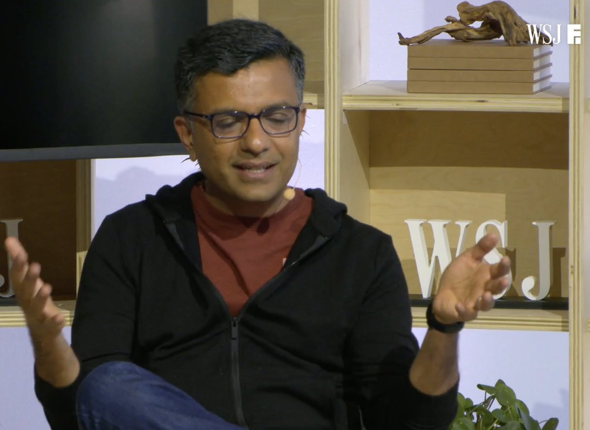 Enjoying <a href="/WSJ/">The Wall Street Journal</a> #thefutureofeverything festival. Appreciate <a href="/TSMonzo/">TS Anil</a> on the hybrid workplace &amp; how to support employees being their best, most productive selves. "The need for human connection remains a real one. We try to model the right behaviors (to) build human connection."