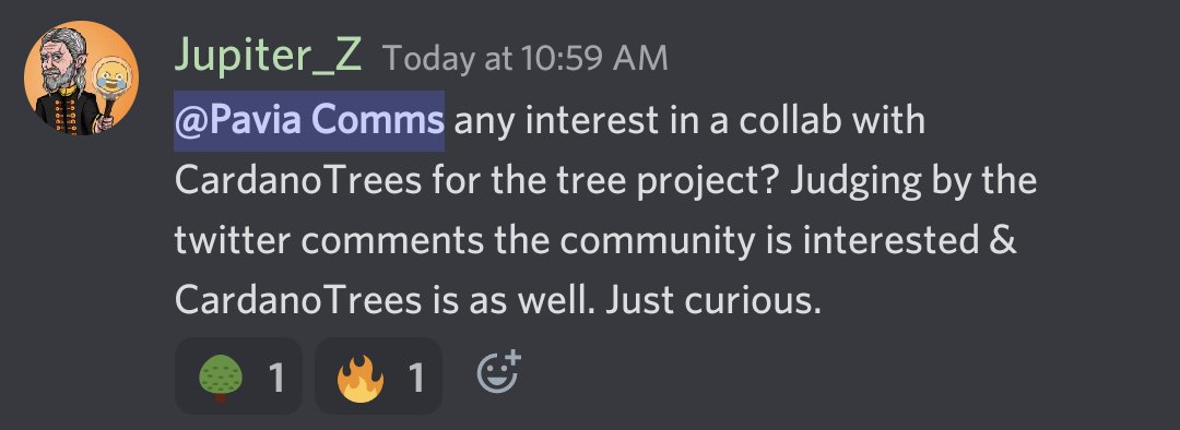 Jupiter_ZTV's tweet photo. Let's get it popping everybody loves trees 🌲🌲🌲🌲 @CardanoTrees @Pavia_io https://t.co/2Dc2ubxVKN